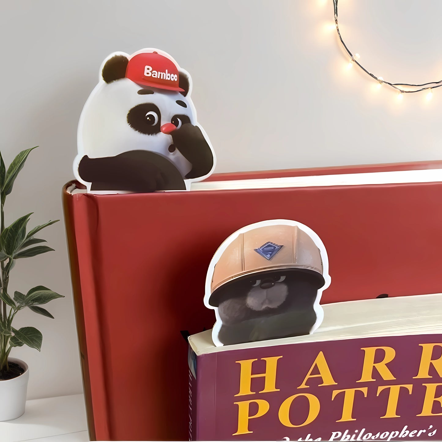 Official Bamboo Panda & Dundun Bear Bookmarks | Ruler Reading Bookmarks