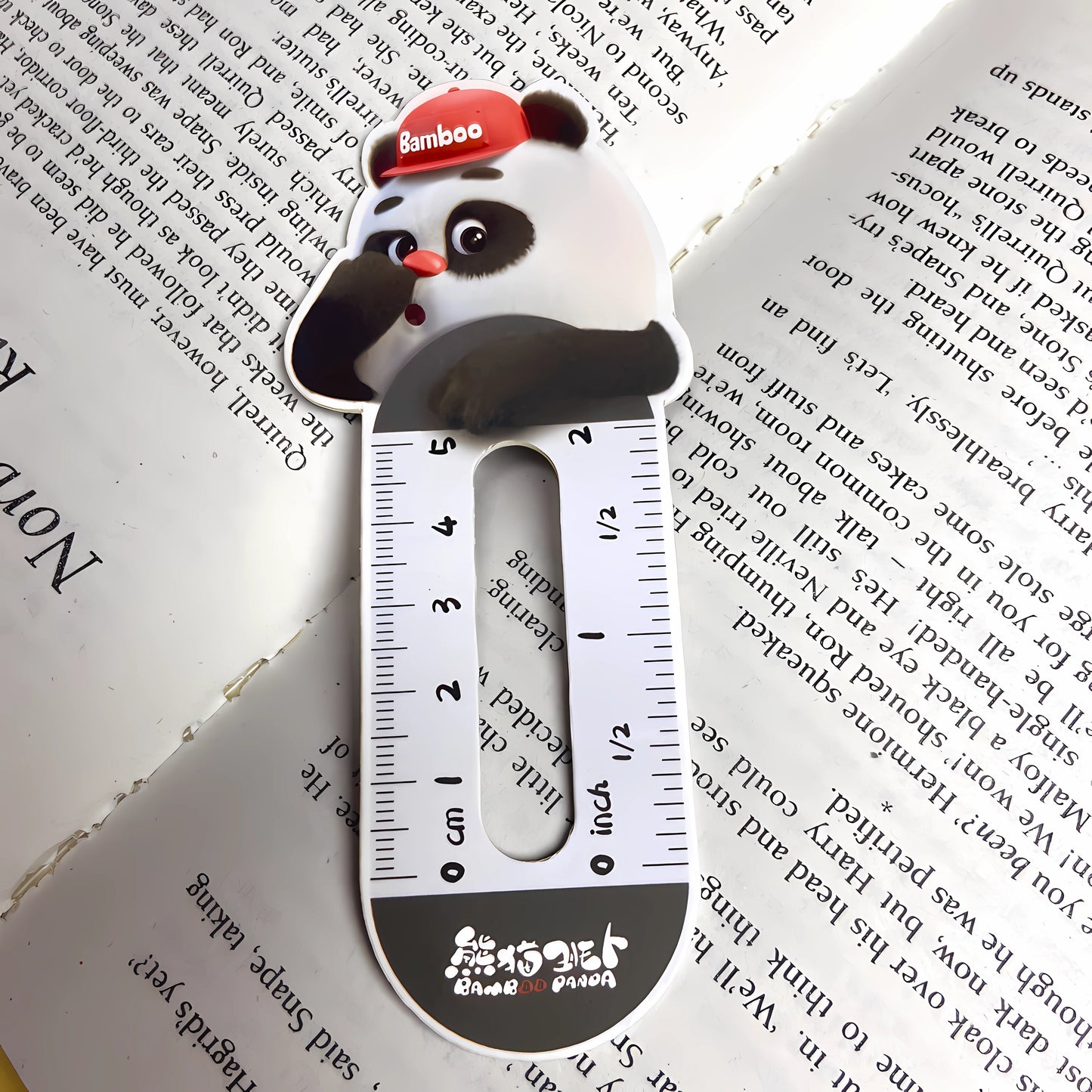 Official Bamboo Panda & Dundun Bear Bookmarks | Ruler Reading Bookmarks