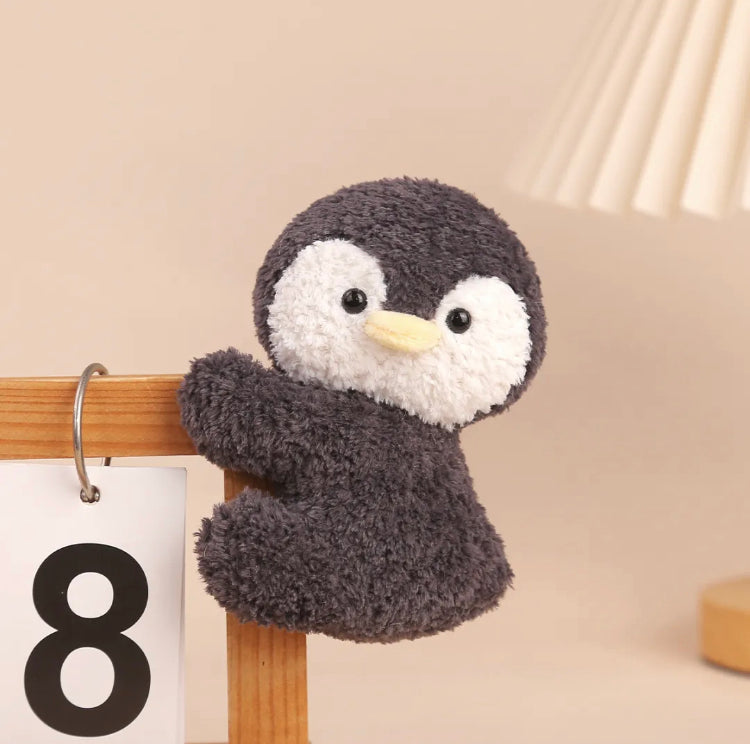 PlushyFriends Plush Toy Clips — Elephant, Piggy, Penguin, Koala, Sheep & Fox (11cm)