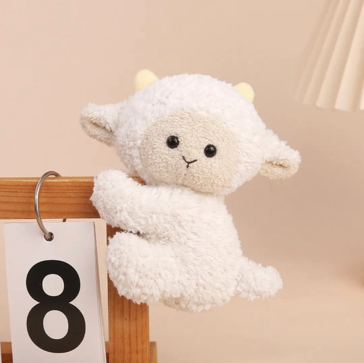 PlushyFriends Plush Toy Clips — Elephant, Piggy, Penguin, Koala, Sheep & Fox (11cm)