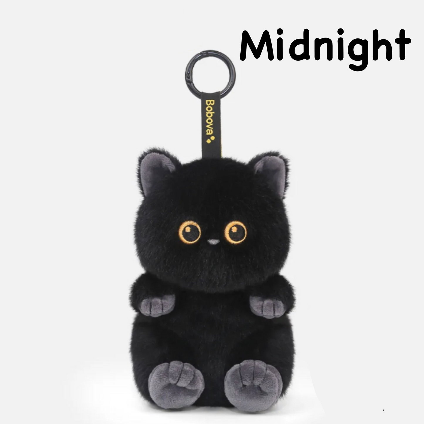 PlushyFriends Kawaii Cat Key Chain - Lumi, Midnight, Coco 15CM