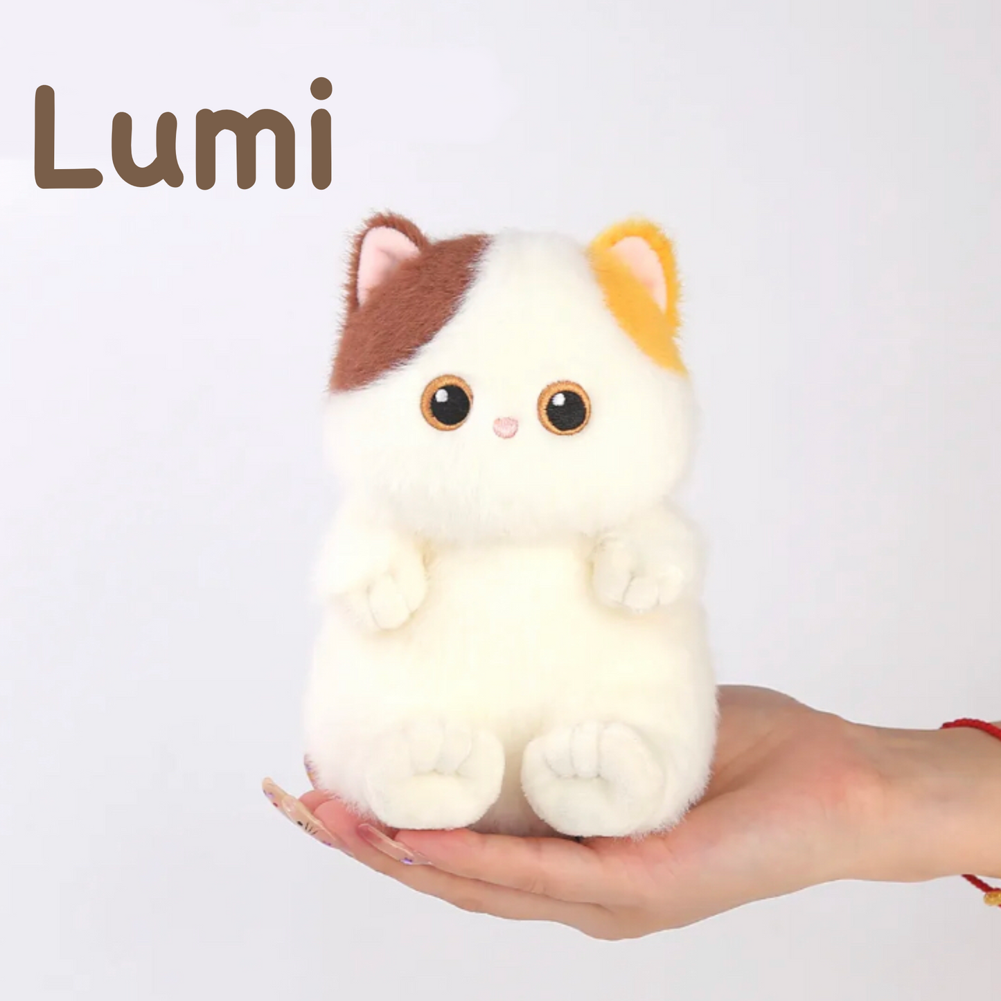 PlushyFriends Kawaii Cat Key Chain - Lumi, Midnight, Coco 15CM