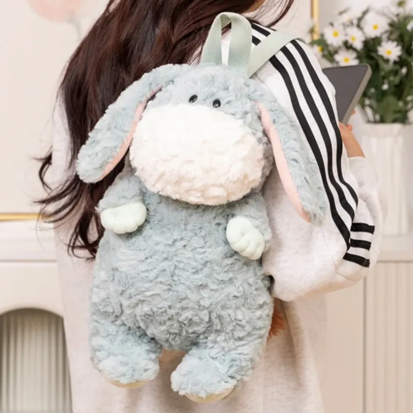 PlushyFriends Adorable Silly Donkey Plush & Backpack -40CM