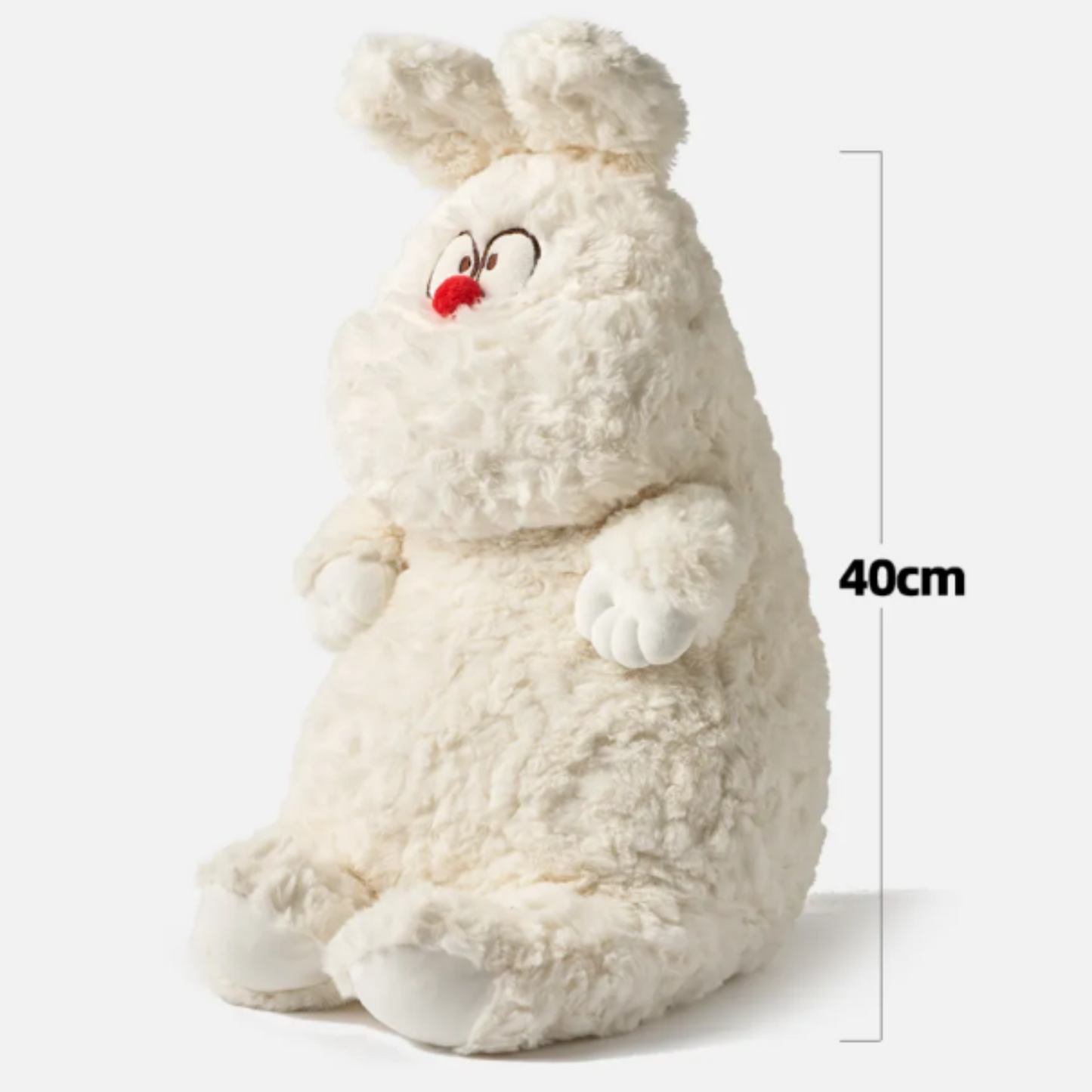 PlushyFriends Funny Big White Rabbit -40CM