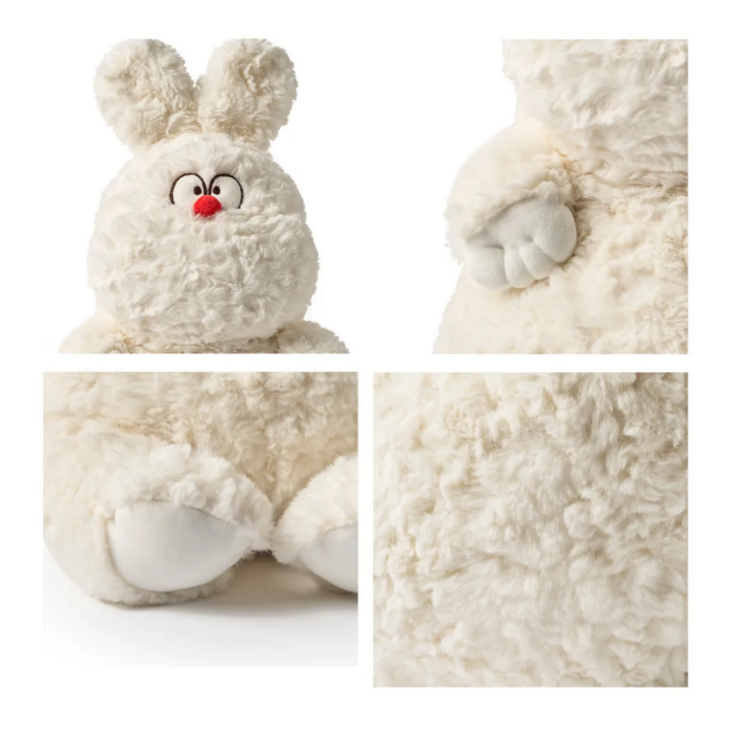 PlushyFriends Funny Big White Rabbit -40CM