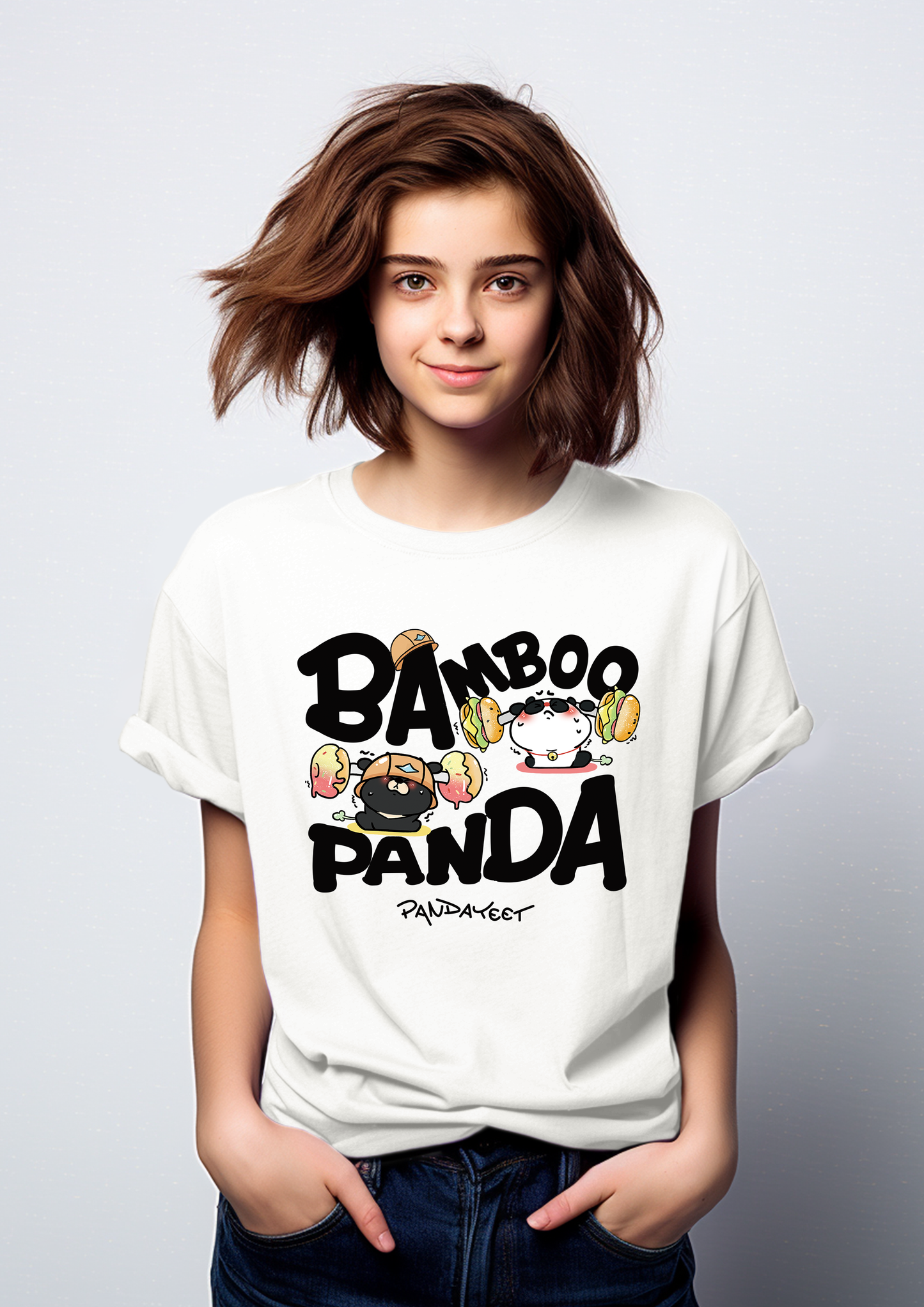 Kawaii Bamboo Panda Ultra Comfy loose fit T-shirt | unisex | free shipping