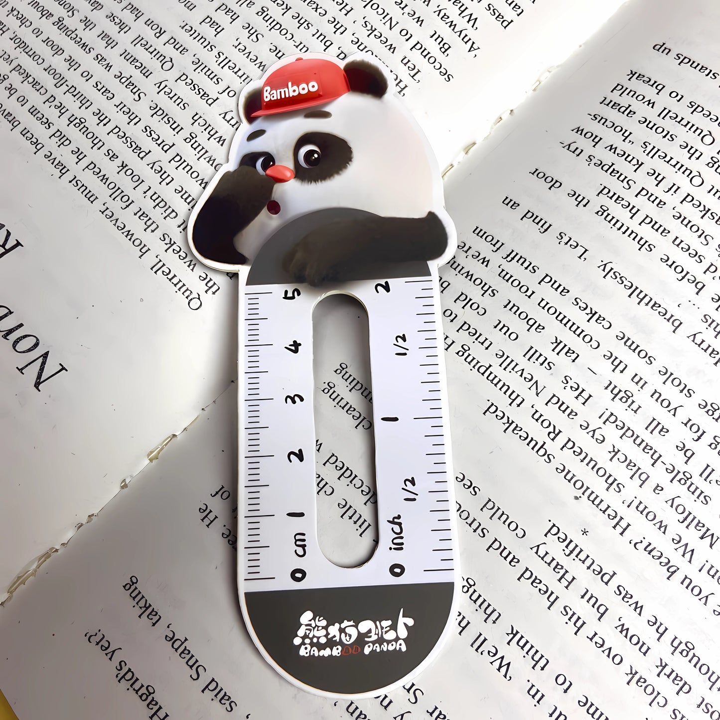 Bamboo Panda & Dundun Bear Bookmarks | Ruler Reading Bookmarks