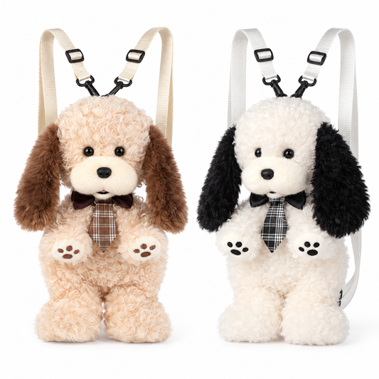 PlushyFriends Puppy Plush Backpack -40cm