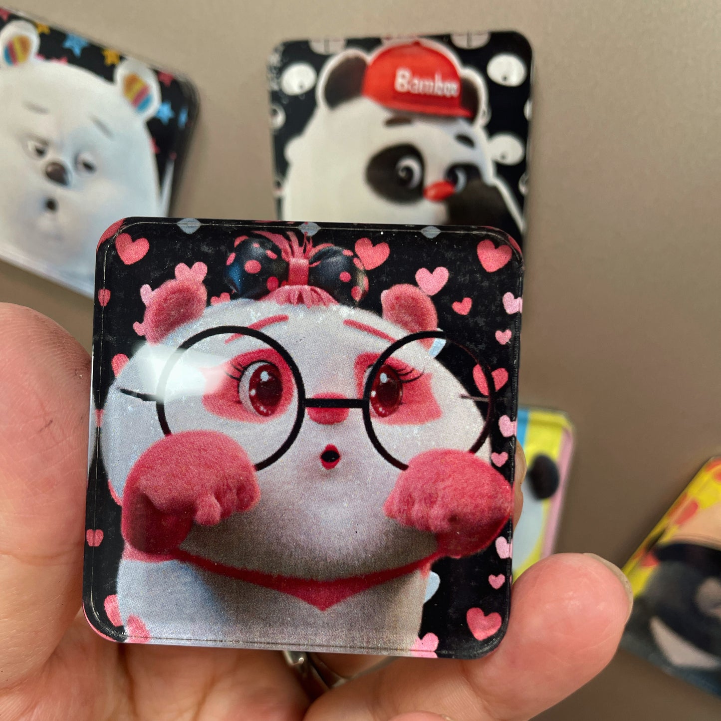 PandaYeet Official Bamboo Panda & Dundun Bear Fridge Magnets | 6 styles