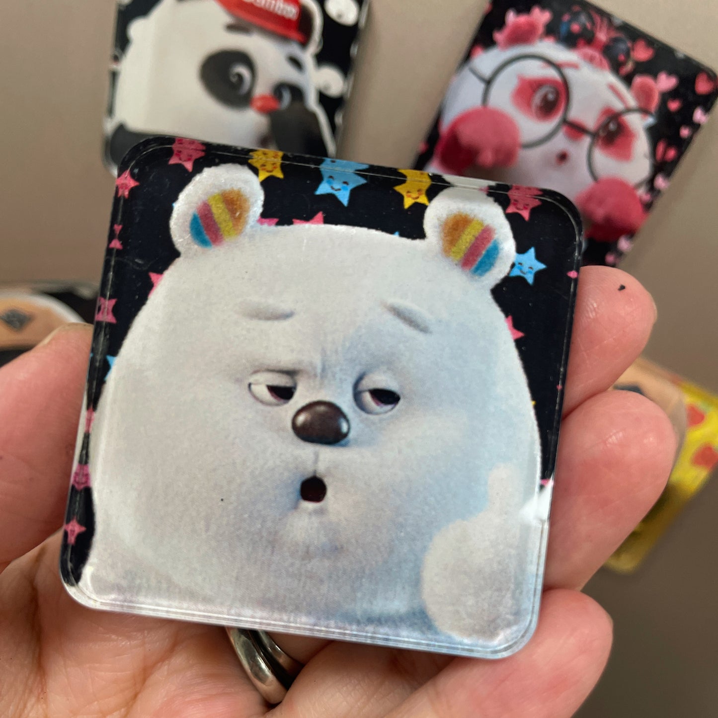 PandaYeet Official Bamboo Panda & Dundun Bear Fridge Magnets | 6 styles