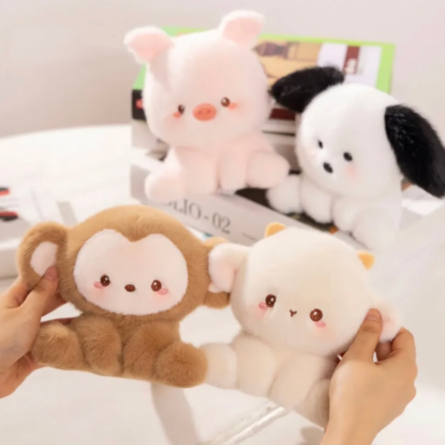 PlushyFriends Adorable desk companions plush toys - Nine Styles