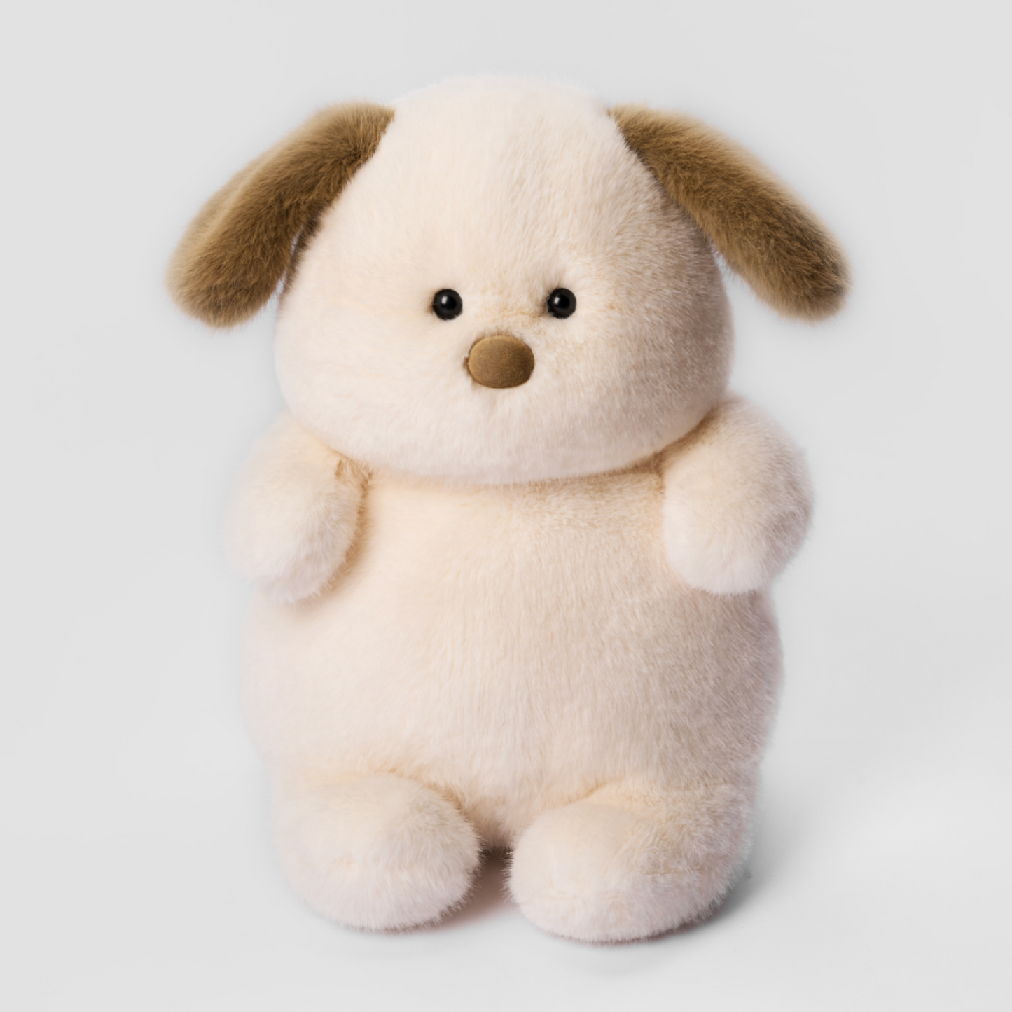 PlushyFriends White Puppy Plush Toy – 40cm