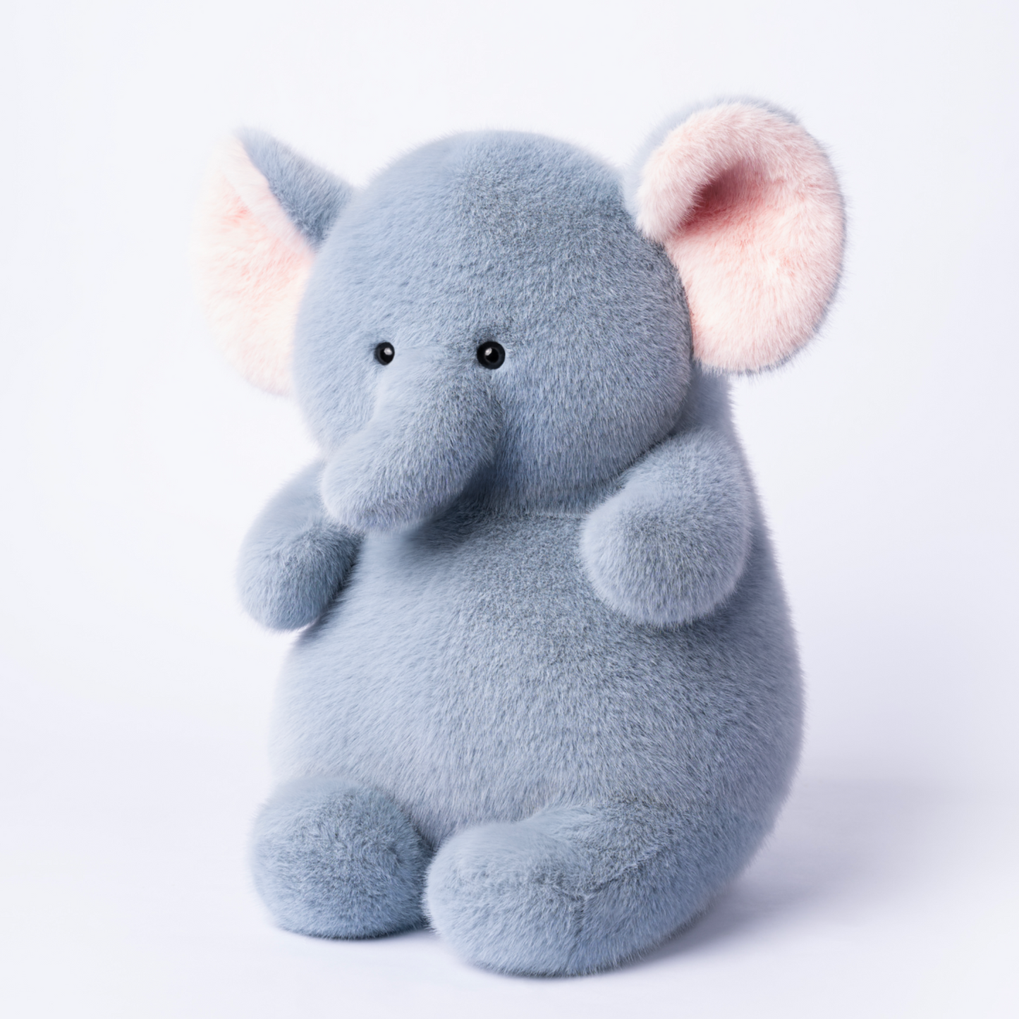 PlushyFriends Blue Elephant Plush Toy – 40cm