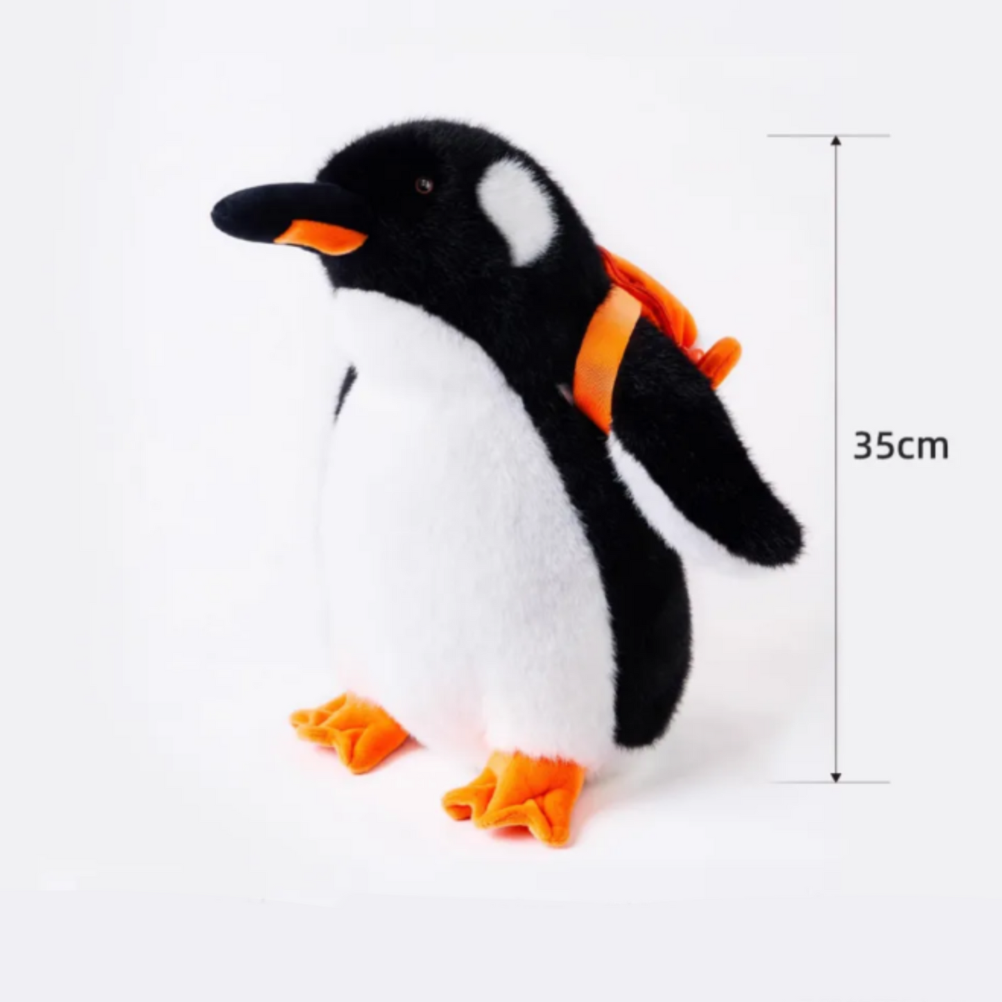 PlushyFriends Backpack Penguin Plush Toy – 35cm
