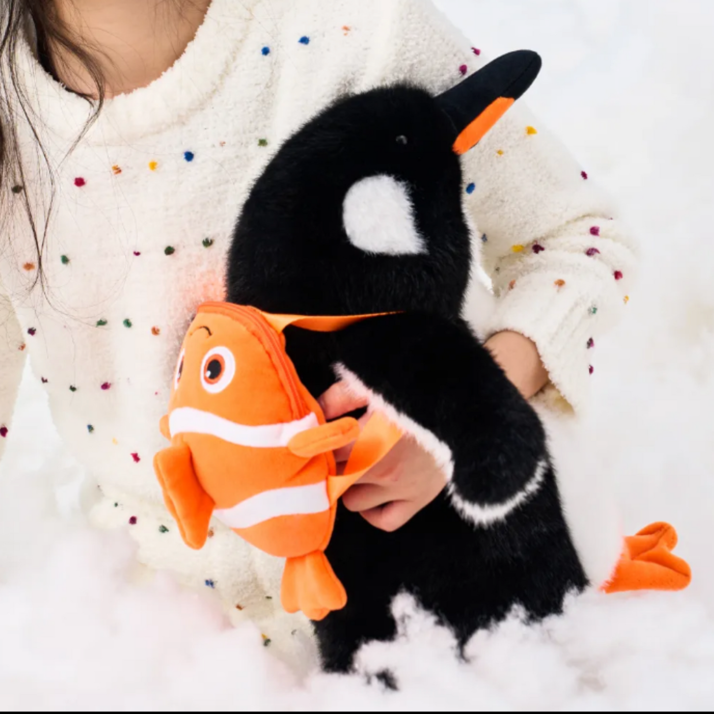 PlushyFriends Backpack Penguin Plush Toy – 35cm