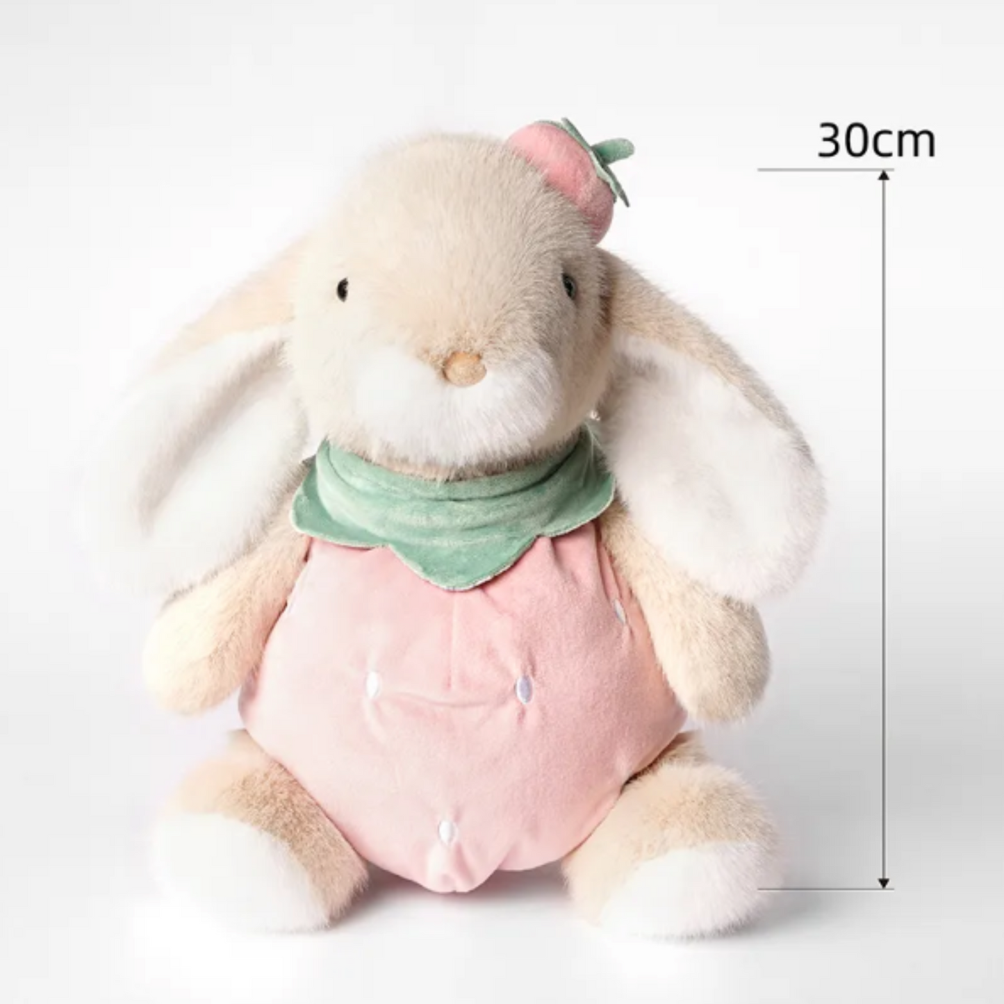 PlushyFriends Fruit Series Coconut Elephant Plush Toy – 30cm