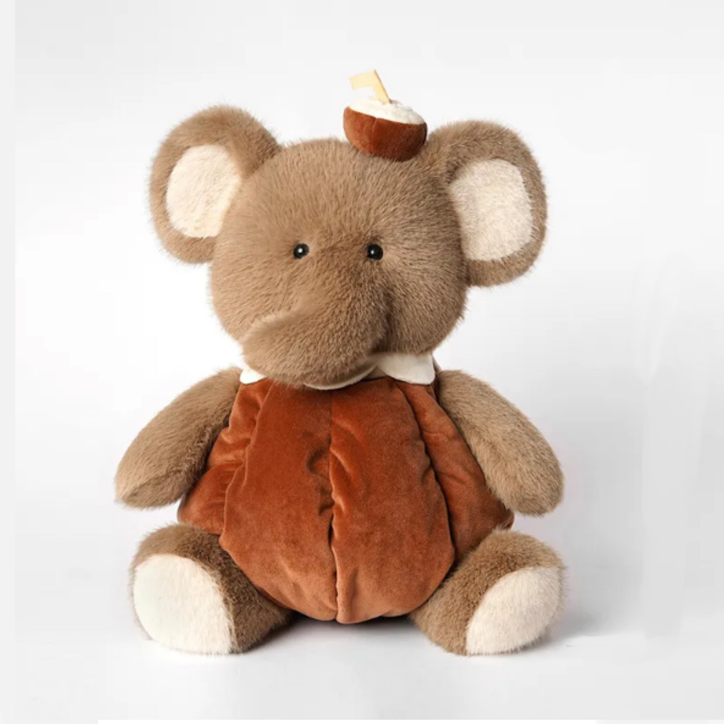 PlushyFriends Fruit Series Coconut Elephant Plush Toy – 30cm