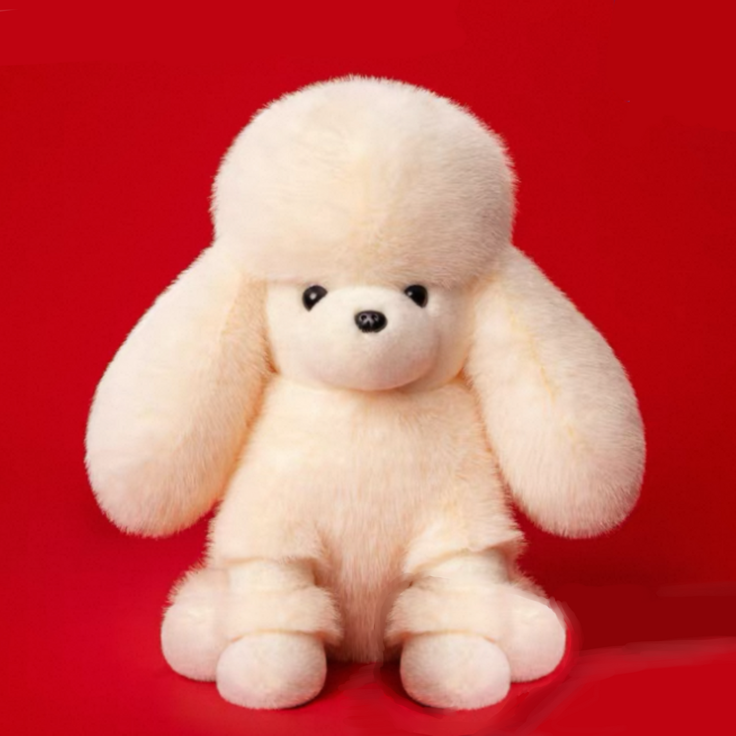 PlushyFriends Plush Poodle Stuffed Toy – 25cm