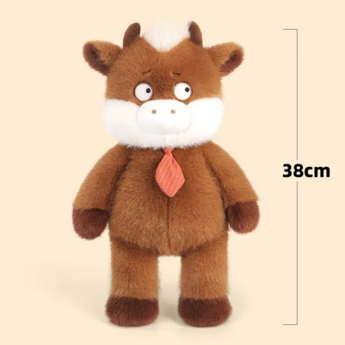 PlushyFriends Office Buddy Bull Plush Series – 38cm