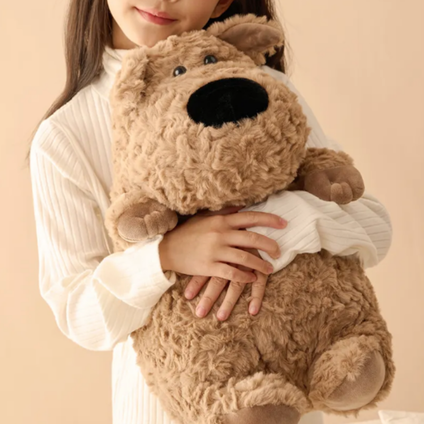 PlushyFriends Big Nose Dog Plush Toy – 40cm